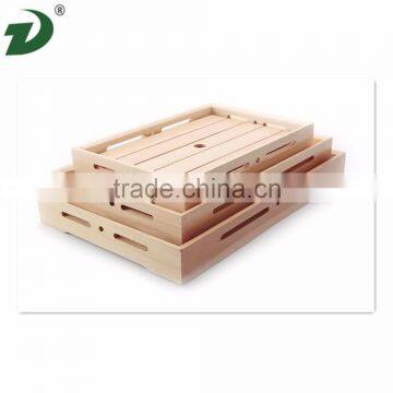 Hotel & Restaurant Pine Solid Wood Bread Tray