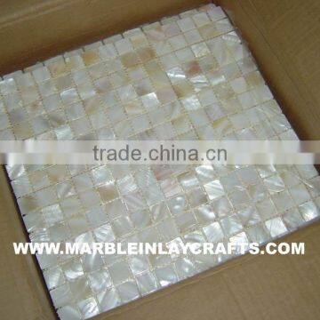 White Mother Of Pearl Tile For Home Decoration