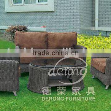 classical sofa design for outdoor rattan sofa furniture DR-2111