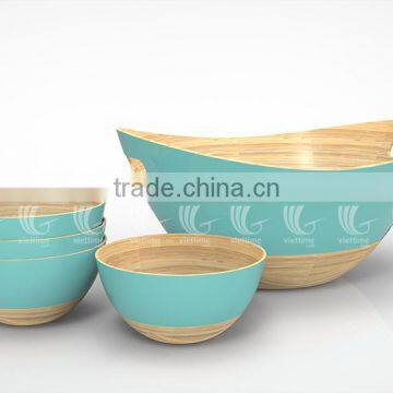 Hot Trend for Salad Bowls, Clear Bamboo Salad Bowl photo-3