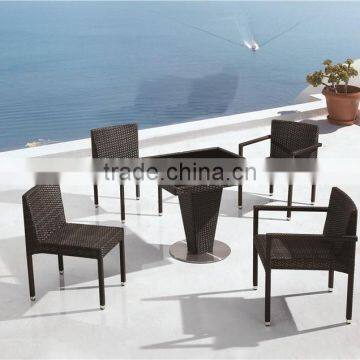 Space saving dining set