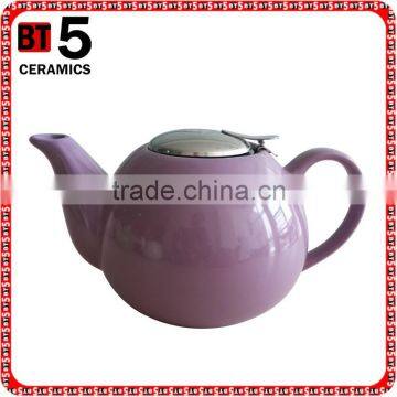 BTHJC-8 factroy direct wholesale ceramic color teapot