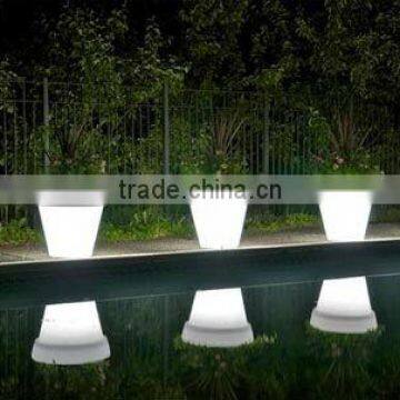 Large flower pot mood light/led decorative plant pot lights