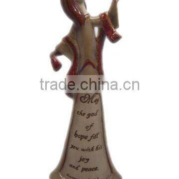 Ceramic christian religious statue