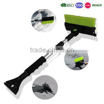 3 in 1 multifunctional telescopic snow brush with foam grip