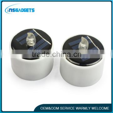 Solar round led candle light