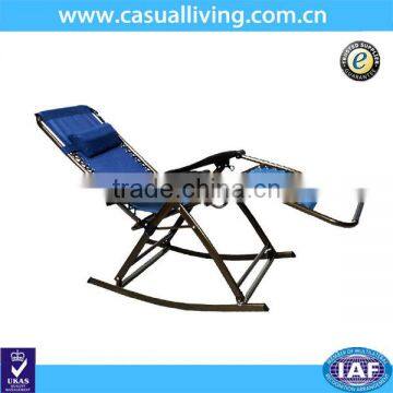 Folding Double Rocking Chair Steel Frame Chair