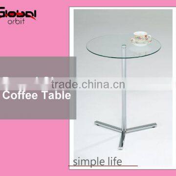 Living Room Furniture Glass Top Cheap Coffee Table photo-2