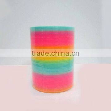 Hot Plastic Magic Rainbow Coil Spring Slinky Colorful Novelties Educational Toy photo-6