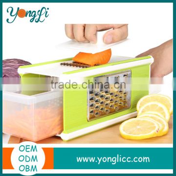 Food And Vegetables Mandoline Slicer With Blades For Fruit And Cheese Cutter Vegetable Chopper Container