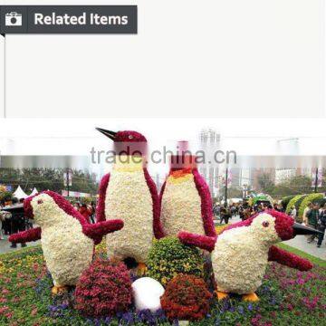 Milan Grass Shaped Ornamental Topiary Boxwood Animal for Theme Park Decoration photo-4