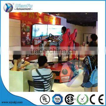 Guangzhou Dianfu Silulator Driving Real Feeling Motion Car Driving Simulator With Triple Screen photo-4