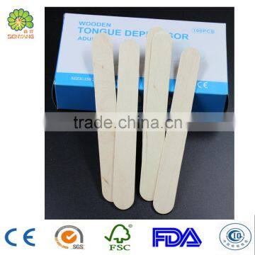 High Quality Disposable Wooden Custom Medical Tongue Spatula Depressor photo-5