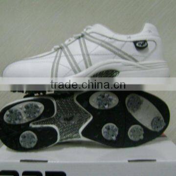 Fashion Stylish Women Handmade Men Golf Sport Shoes Have Eight Spikes Use PU for Business