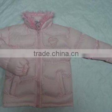 Girls' Padding Jacket In Stock photo-5