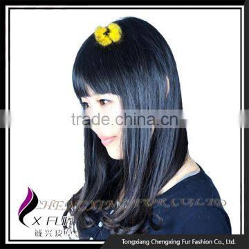 CX-E-25-2 Beautiful Mink Fur Ball Hair Claws Headband Hairpin Wholesaler photo-2