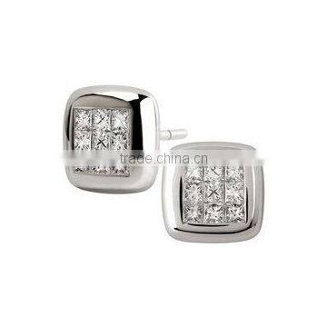 Stud Silver Plated Fashion Earrings