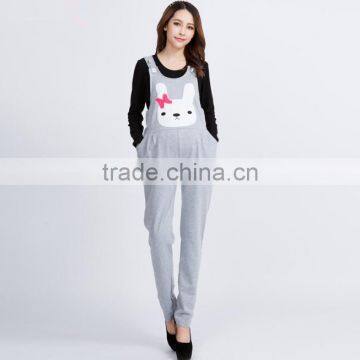 Zm31160a New Designs Fashion Maternity Clothing Women Suspender Trousers photo-4