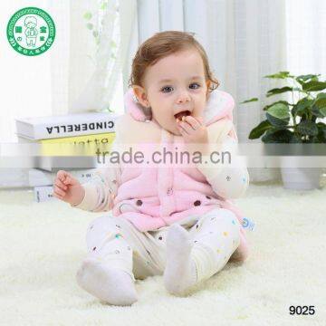 Winter Thick Cartoon Baby Hoodes Vest Waistcoat photo-2