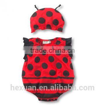 Cute Printed Cotton Short Sleeve Baby Boy Clothes Set Romper