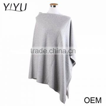 Women Winter Knitted Cashmere Poncho Capes Shawl Cardigans Sweater Coat photo-5