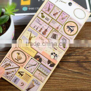 Pearl Paper Sticker Custom Cheap Postage Stamps Sticke With Gold Stamp Adhesive Sticker for Decoration photo-2