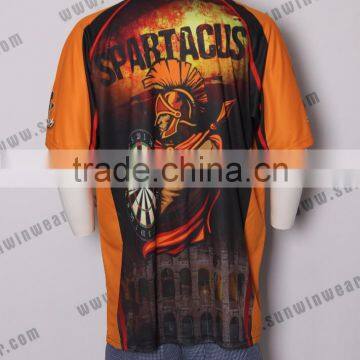 Custom Design Sublimated Dart Jersey Mens Darts Shirts Fashion Design for Dart Clothing photo-2
