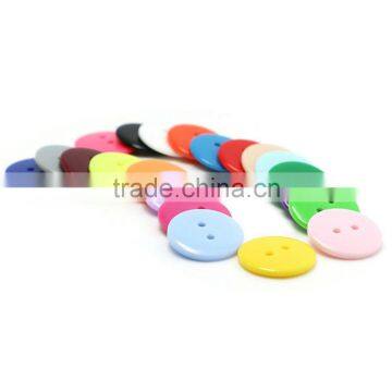 Colorful Different Size 2-Holes Decorated Buttons Craft Plastic Button Round photo-3