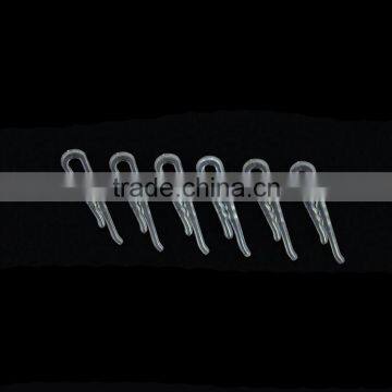 5cm Transparent Large Plastic Clips for Cloths Packaging