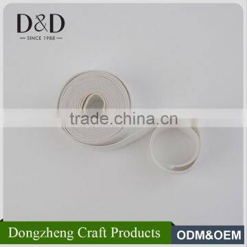 Chinese Factory Wholesale Customized Size Decorative Tape White Knitting Elastic photo-2