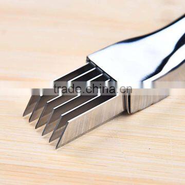 Kitchen Onion Knife Cutter Graters Vegetable Tool Multi Chopper Sharp Stainless Shredded Green Onion Knife Cut Slicer KC1067 photo-5