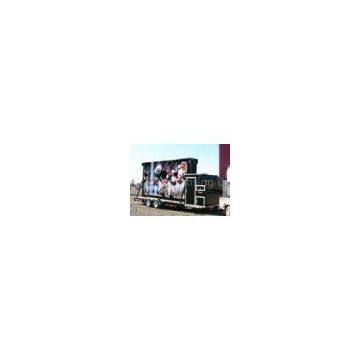 Full Color PH4mm Indoor 2000 Nits Mobile Movable Led Display Screen With Cree Lamp