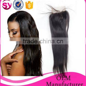 Top Grade Virgin Brazilian Hair Closure, Free Parting Lace Closure, Virgin Hair Bundles With Lace Closure photo-3
