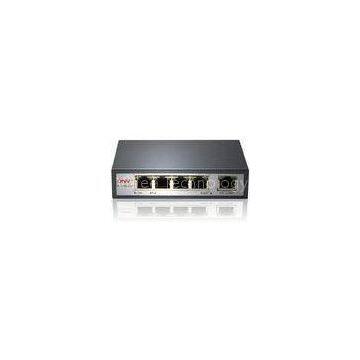 1.6 Gbps 4 Port PoE Switch 10M / 100M PoE Ethernet Switches For Security Protection