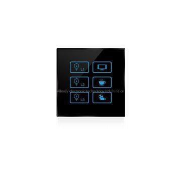 Wireless infrared wifi remote control networking zigbee lighting touch panel switch intelligent home