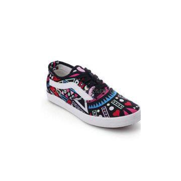 Azteck Women\'\'s Low Top Tekst Graffiti Print Breathable Shoes