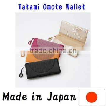 High quality and Long-lasting wallet the tatami omote wallet with Convenient made in Japan