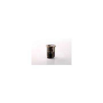 Security Door Lock Cylinder / DL Brass Lock Cylinder Stamped Trim Ring