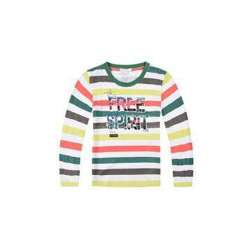 Custom Striped Long Sleeves Kid T Shirts