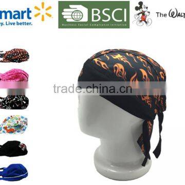 100% Polyester Pirate Cap With Sublimation Full Area Printing