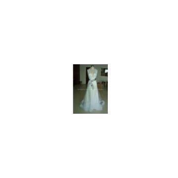 voile evening dress