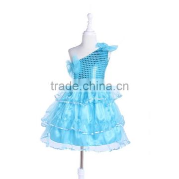 FD1672 blue skirt costumes princess new arrival girls sex party costumes