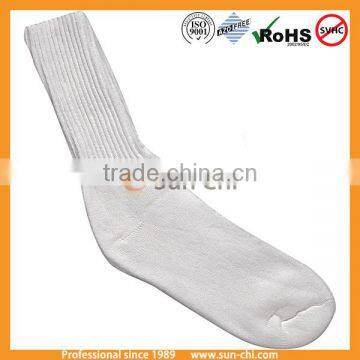 new 2015 fall winter custom ankle crew plain cotton anti-slip yoga socks with grip china manufacturer