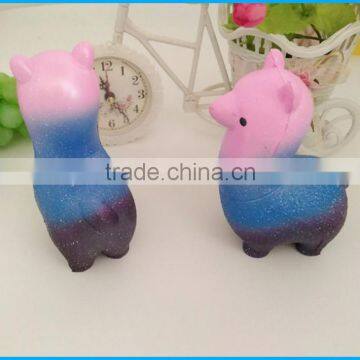 High Quality Super Soft Slow Rising Toys PU Squishy Alpaca for Kids photo-3