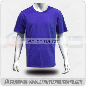 2017 wholesale 100% cotton crew neck t shirts, spandex t shirt