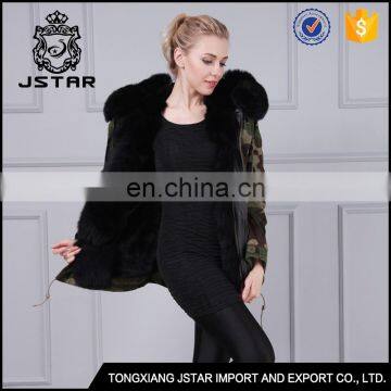 High quality mens fox fur coats for sale cheap fur trim jacket