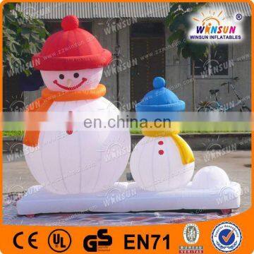 good quality inflatable christmas snowman in sled