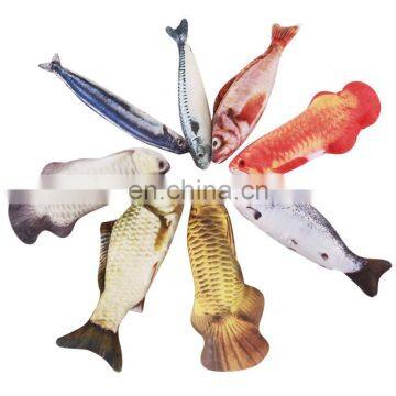 The simulation of printing fish toys accept custom printing fish pillow Factory directly