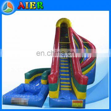 Popular Design Inflatable whril Slide with pool