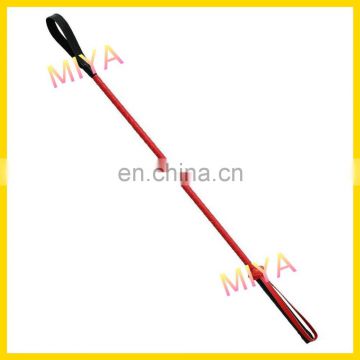 black imitation leather riding crop